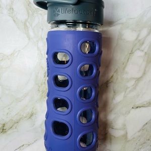 LifeFactory Glass Bottle & Purple Silicone Sleeve (12oz) #2